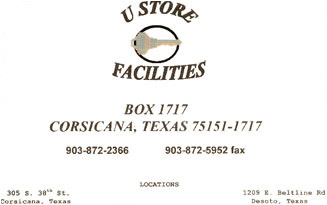 U Store Facilities